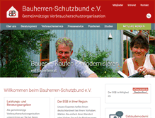 Tablet Screenshot of bsb-ev.de